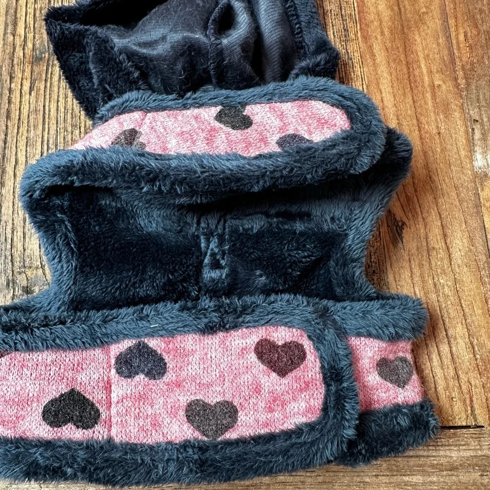 Pink Heart Patterned Dog Vest